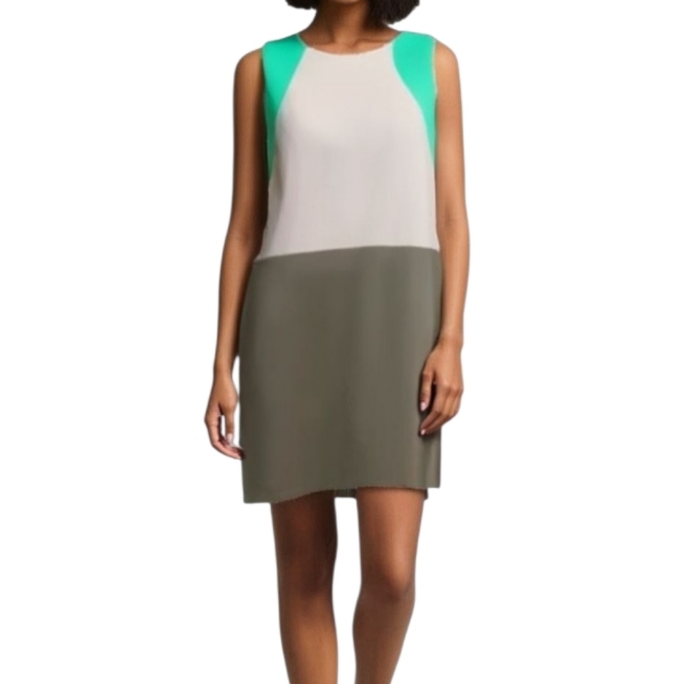 Sharagano Colorblock Sheath Dress